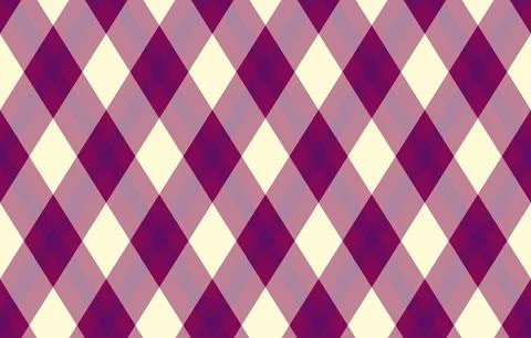 Argyle pattern of geometric rhombus. Harlequin check wallpaper design. Clas.. Stock Illustration