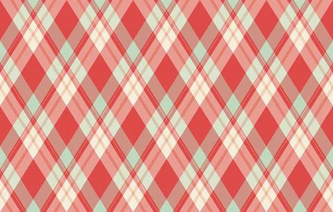 Argyle pattern of geometric rhombus. Harlequin check wallpaper design. Clas.. Stockillustratie