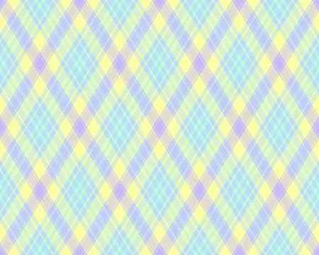Argyle pattern of geometric rhombus. Harlequin check wallpaper design. Clas.. Stock Illustration
