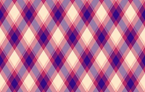 Argyle pattern of geometric rhombus. Harlequin check wallpaper design. Clas.. Illustrazione stock