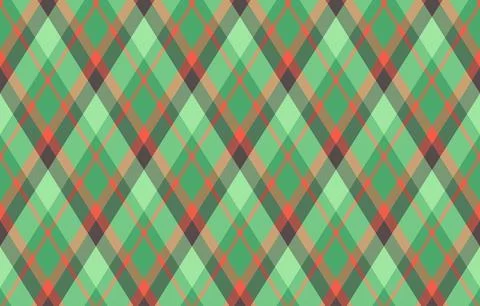 Argyle pattern of geometric rhombus. Harlequin check wallpaper design. Clas.. イラスト素材