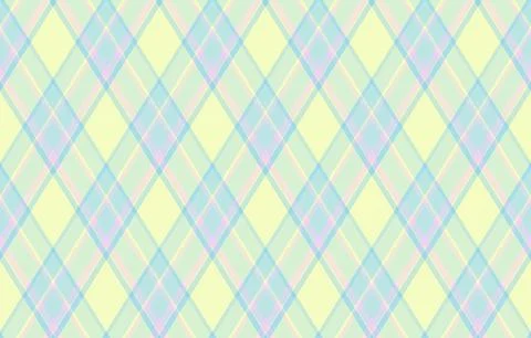 Argyle pattern of geometric rhombus. Harlequin check wallpaper design. Clas.. Stock Illustration