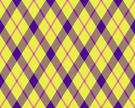 Argyle pattern of geometric rhombus. Harlequin check wallpaper design. Clas.. Illustrazione stock