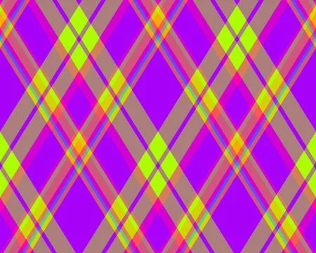 Argyle pattern of geometric rhombus. Harlequin check wallpaper design. Clas.. Illustrazione stock