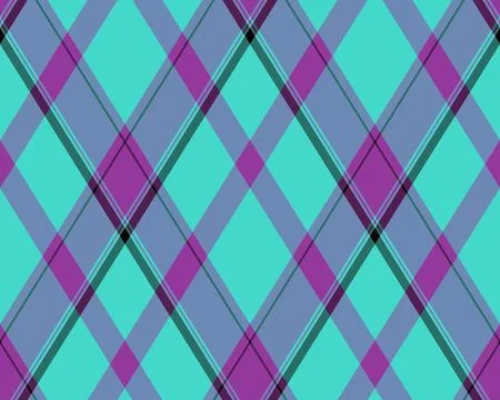 Argyle pattern of geometric rhombus. Harlequin check wallpaper design. Clas.. Stock Illustration