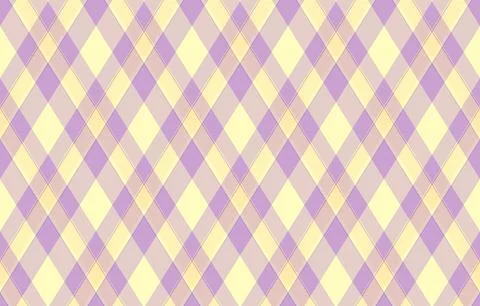Argyle pattern of geometric rhombus. Harlequin check wallpaper design. Clas.. Stockillustratie