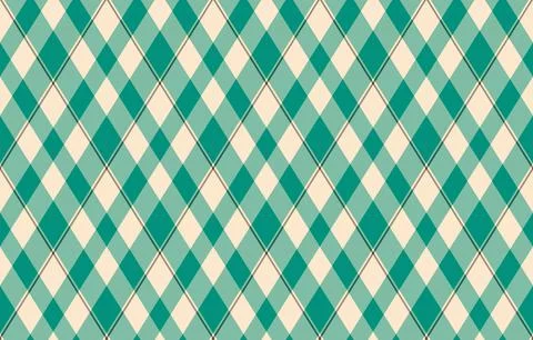 Argyle pattern of geometric rhombus. Harlequin check wallpaper design. Clas.. Stock Illustration