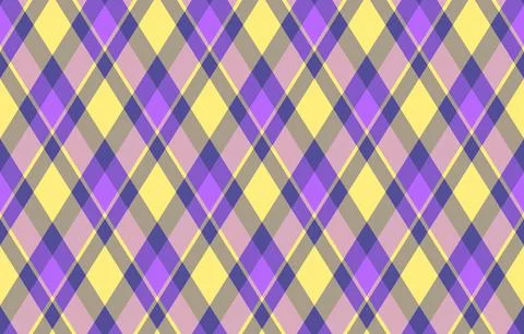 Argyle pattern of geometric rhombus. Harlequin check wallpaper design. Clas.. Illustrazione stock