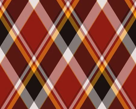 Argyle pattern of geometric rhombus. Harlequin check wallpaper design. Clas.. Stock Illustration