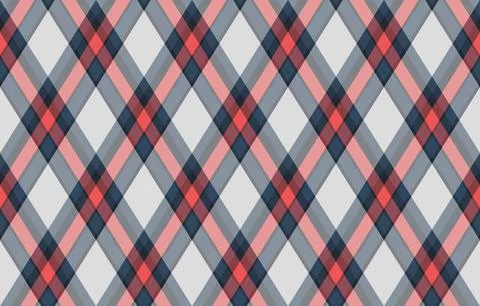 Argyle pattern of geometric rhombus. Harlequin check wallpaper design. Clas.. Stock Illustration