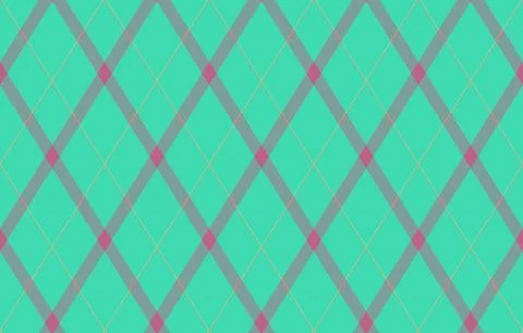 Argyle pattern of geometric rhombus. Harlequin check wallpaper design. Clas.. Illustrazione stock