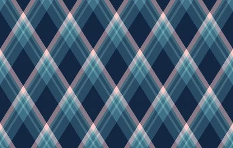 Argyle pattern of geometric rhombus. Harlequin check wallpaper design. Clas.. Stock Illustration