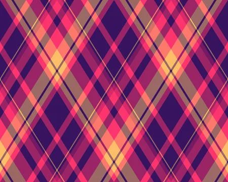 Argyle pattern of geometric rhombus. Harlequin check wallpaper design. Clas.. Stock Illustration