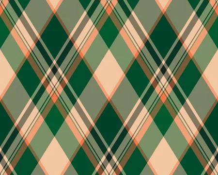 Argyle pattern of geometric rhombus. Harlequin check wallpaper design. Clas.. Illustrazione stock