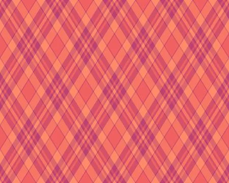 Argyle pattern of geometric rhombus. Harlequin check wallpaper design. Clas.. Stock Illustration