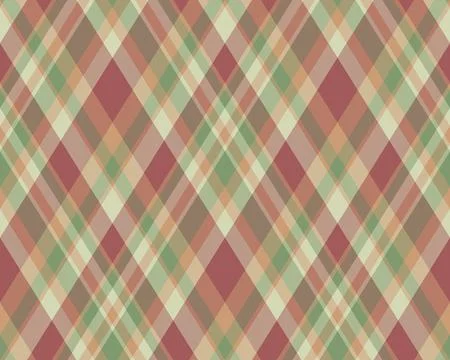 Argyle pattern of geometric rhombus. Harlequin check wallpaper design. Clas.. Stock Illustration