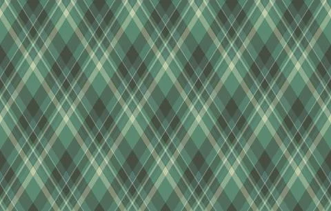 Argyle pattern of geometric rhombus. Harlequin check wallpaper design. Clas.. Illustrazione stock