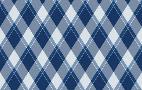 Argyle pattern of geometric rhombus. Harlequin check wallpaper design. Clas.. Stock Illustration