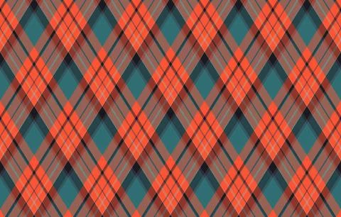 Argyle pattern of geometric rhombus. Harlequin check wallpaper design. Clas.. Ilustración de archivo