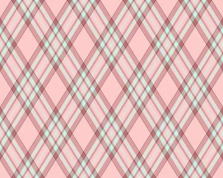 Argyle pattern of geometric rhombus. Harlequin check wallpaper design. Clas.. Stock Illustration