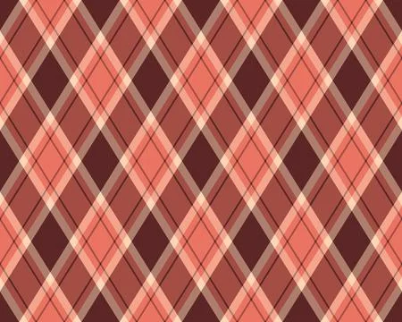 Argyle pattern of geometric rhombus. Harlequin check wallpaper design. Clas.. Stock Illustration