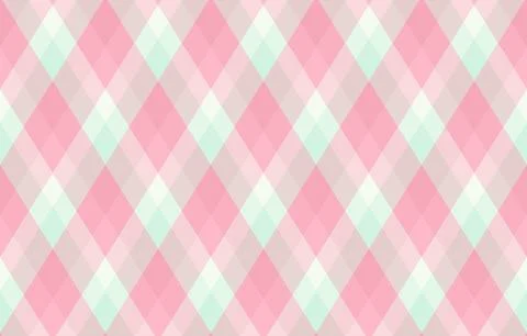 Argyle pattern of geometric rhombus. Harlequin check wallpaper design. Clas.. 库存插图