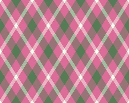 Argyle pattern of geometric rhombus. Harlequin check wallpaper design. Clas.. Stock Illustration