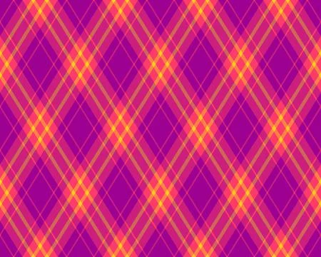 Argyle pattern of geometric rhombus. Harlequin check wallpaper design. Clas.. Illustrazione stock