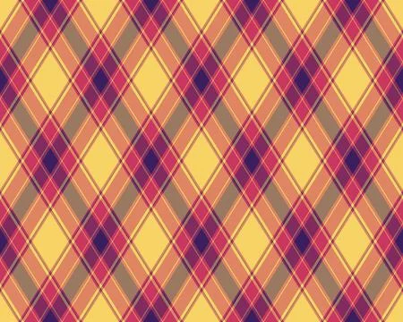 Argyle pattern of geometric rhombus. Harlequin check wallpaper design. Clas.. Stock Illustration