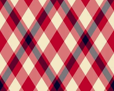 Argyle pattern of geometric rhombus. Harlequin check wallpaper design. Clas.. Stock Illustration