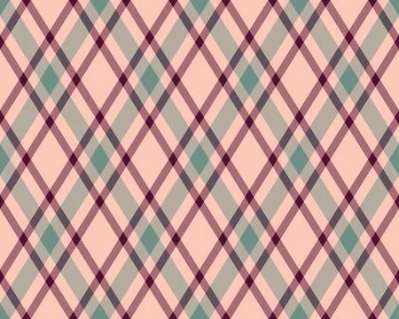 Argyle pattern of geometric rhombus. Harlequin check wallpaper design. Clas.. Stock Illustration