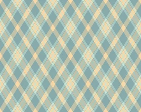 Argyle pattern of geometric rhombus. Harlequin check wallpaper design. Clas.. Stock Illustration