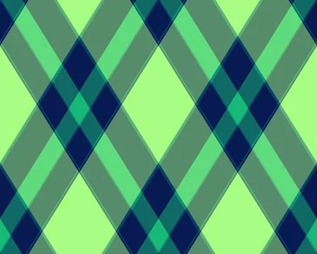 Argyle pattern of geometric rhombus. Harlequin check wallpaper design. Clas.. Stock Illustration