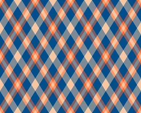 Argyle pattern of geometric rhombus. Harlequin check wallpaper design. Clas.. Stock Illustration