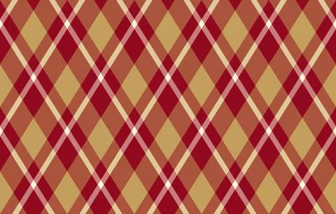 Argyle pattern of geometric rhombus. Harlequin check wallpaper design. Clas.. Stock Illustration