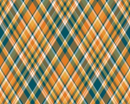Argyle pattern of geometric rhombus. Harlequin check wallpaper design. Clas.. Stock Illustration
