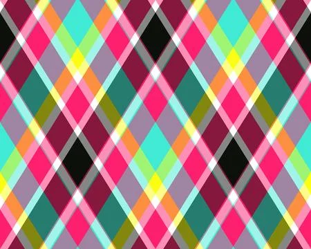 Argyle pattern of geometric rhombus. Harlequin check wallpaper design. Clas.. Stock Illustration
