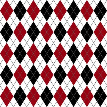  Argyle pattern seamless background. Vector. Stock Illustration