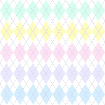 Argyle pattern seamless background. Vector illustration.	 Stock Illustration