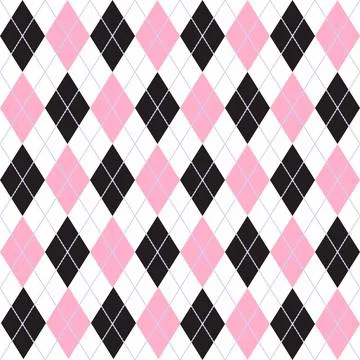 Argyle pattern seamless background. Vector illustration.	 Stock Illustration