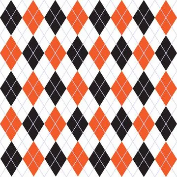 Argyle pattern seamless background. Vector illustration.	 Stock Illustration