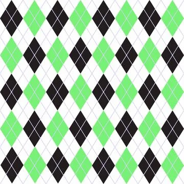 Argyle pattern seamless background. Vector illustration. Stock Illustration