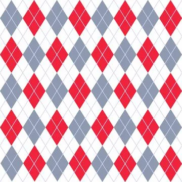 Argyle pattern seamless background. Vector illustration.	 Stock Illustration