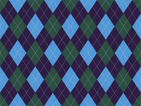 Argyle pattern seamless. Fabric texture background. Classic argill vector orn Illustrazione stock