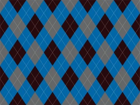 Argyle pattern seamless. Fabric texture background. Classic argill vector orn Illustrazione stock