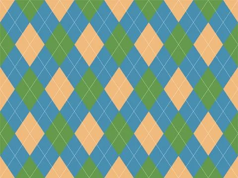 Argyle pattern seamless. Fabric texture background. Classic argill vector orn Illustrazione stock