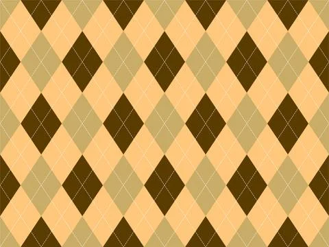 Argyle pattern seamless. Fabric texture background. Classic argill vector orn Stock Illustration