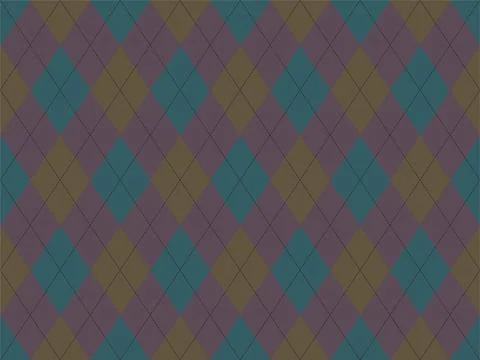 Argyle pattern seamless. Fabric texture background. Classic argill vector orn Illustrazione stock