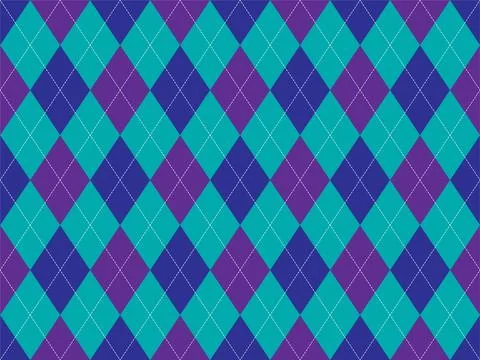 Argyle pattern seamless. Fabric texture background. Classic argill vector orn Stock Illustration