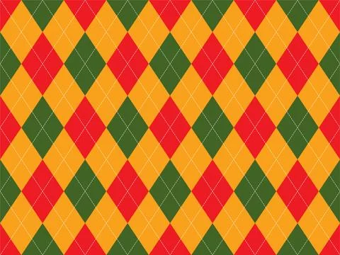 Argyle pattern seamless. Fabric texture background. Classic argill vector orn Stock Illustration